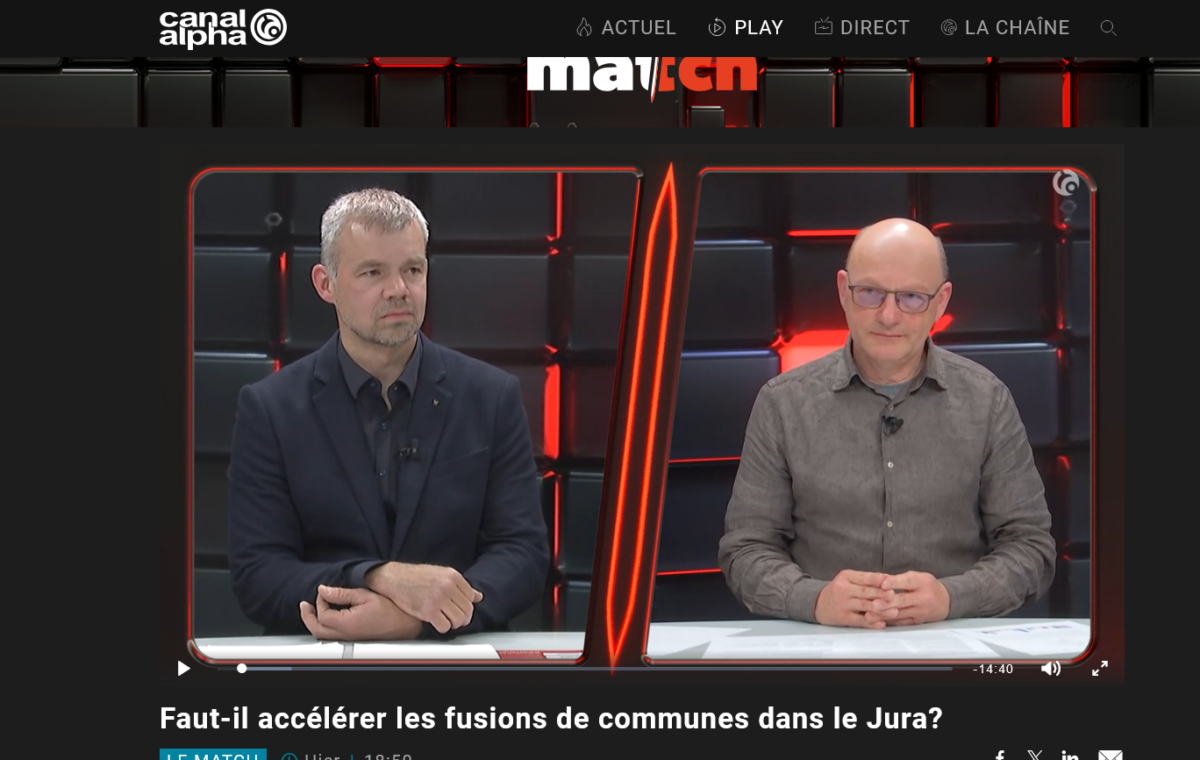 Débat autour des fusions sur Canal Alpha